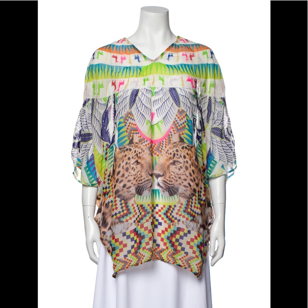 FLASH⚡️⚡️⚡️SALE!!! Mara Hoffman Cover-Up (Jungle theme!) OS. Excellent Cond!